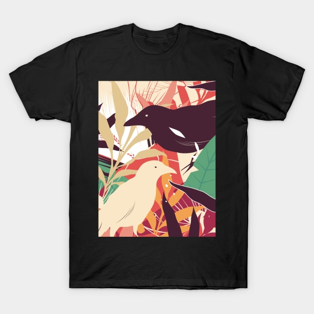 Jungle Crow T-Shirt by sergiosaucedo